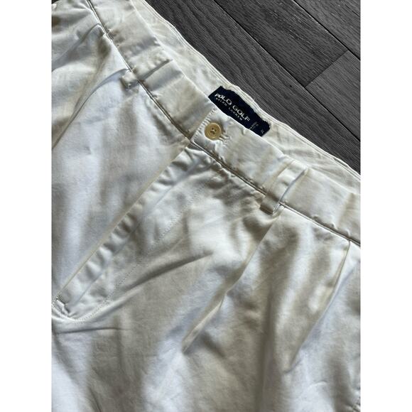 Polo Golf Ralph Lauren Men’s Pleated Tyler Shorts Size 36 Chino Golf Tennis - Picture 2 of 6